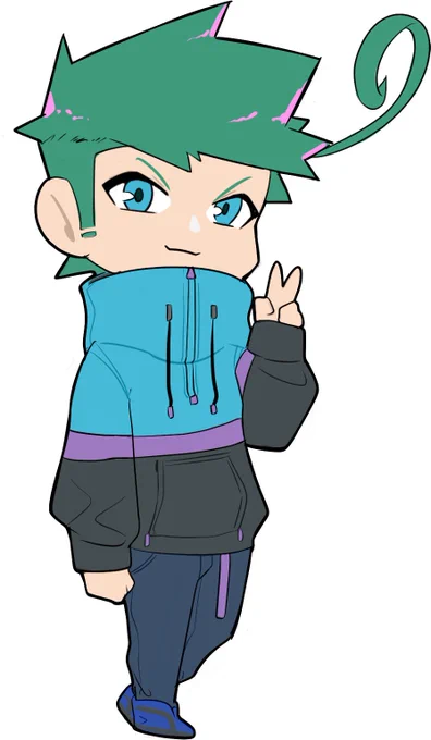 My OCsPrecious baby Lia and Dork-ass Leon(both drawn by , go follow him!!) 