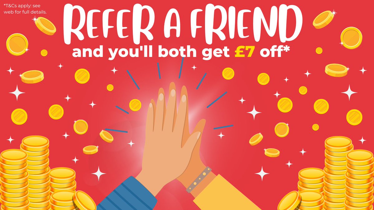 Did you know? When you refer a friend and they place their first order, you both get £7 off 🤩 

DOWNLOAD APP: snappyshopper.onelink.me/tqM2/tw

T&amp;Cs: snappyshopper.co.uk/terms-and-cond…
Valid until 30th of November