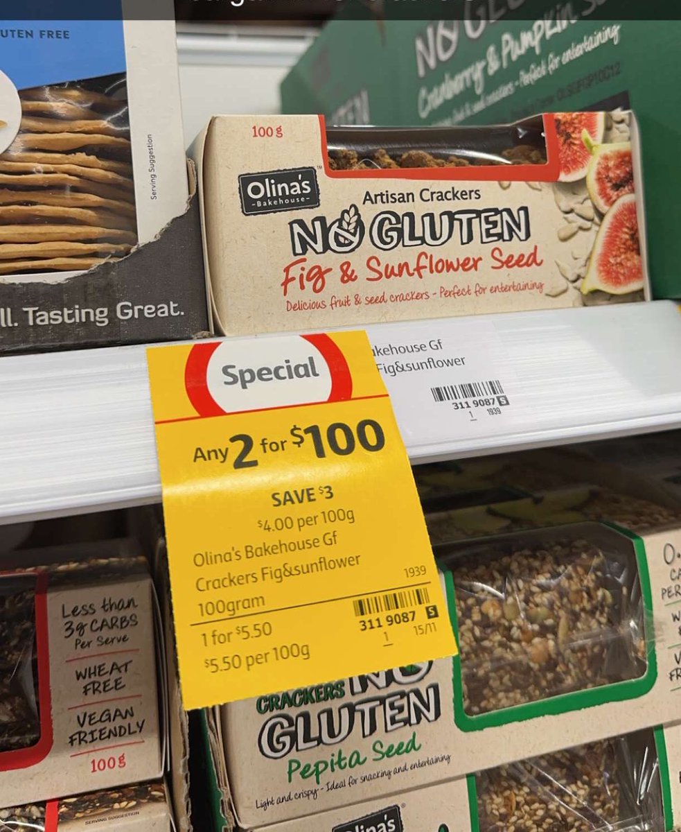 Run don’t walk to <a href="/Coles/">Coles Supermarkets</a>! These crackers are on special.