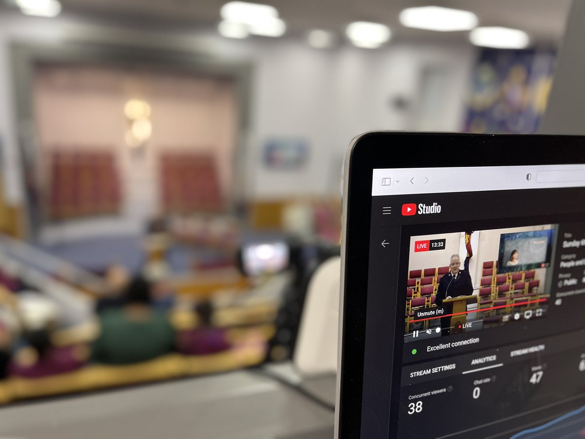 We are coming to you LIVE from <a href="/ChathamSA/">Chatham Salvation Army</a> this morning led by our CO Major <a href="/FabPayne21/">Ian F Payne</a>. #ChathamSA #Remember Click the link: youtu.be/wWKA8KTR0Cc