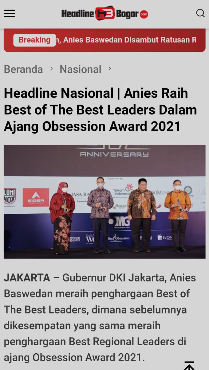 Terbukti. LIHAT REKAM JEJAK. INDONESIA BUTUH PEMIMPIN HEBAT.