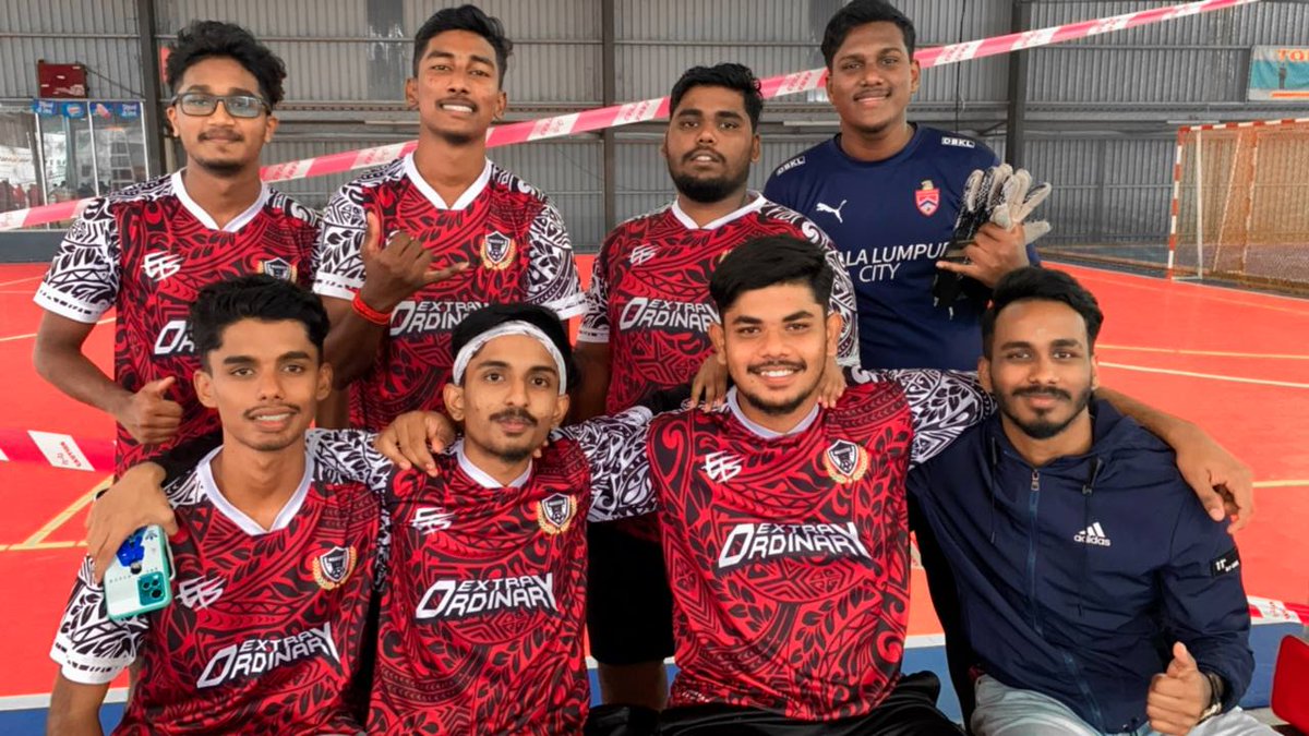 TharsenK's tweet photo. Thunivu Futstal Tournament 🔥
Organized by @Thalafansml 🙌
#ThunivuFutsal #ThunivuPongal #Thunivu #AK #Ajithkumar𓃵 https://t.co/aVUn5F29Fz