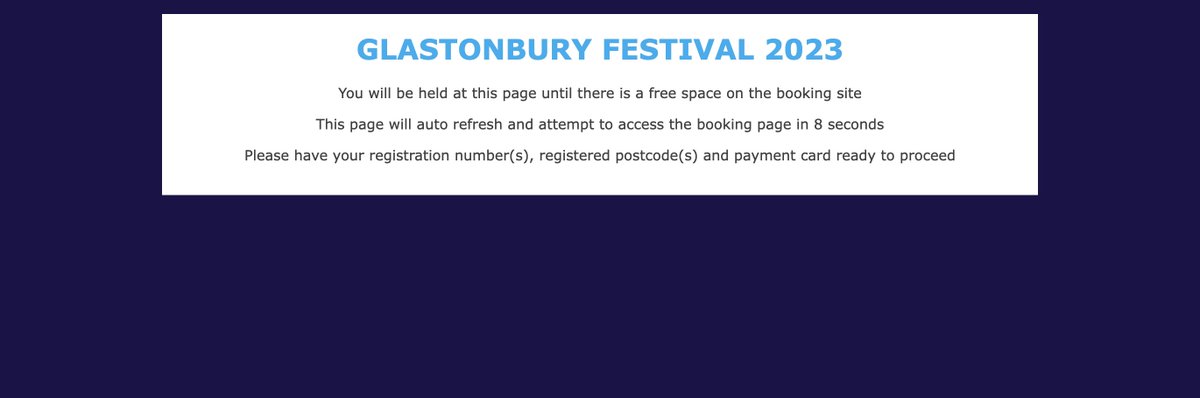 chefpcampbell's tweet photo. I'm staying in this queue until it says sold out on the website. 🤡🤡🤡🤡 @glastonbury https://t.co/oUWCFUnA72