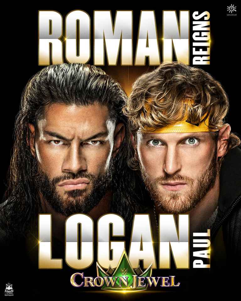 Moskito_Gaming's tweet photo. Mis Respetos para Logan Paul... Tiene un estilo Natural que nació para estar en el Ring 🔥 Crédito también al Campeón #WWECrownJewel #LoganPaul #Oneluckypunch #Supermanpunch #Frogsplash #RomanReigns #wwe https://t.co/SyrChbN41j
