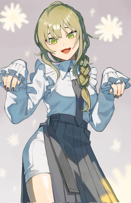 おにゃの子描いた 