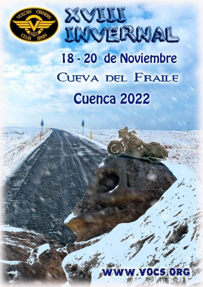 VOCSpain's tweet photo. XVIII Invernal
Hotel Resort Cueva del Fraile, 18 NOV. a 20 NOV. Cuenca 2022

¡Últimos dos días para apuntarse a nuestro evento! ¿Te vas a quedar fuera? https://t.co/5QcB476igL https://t.co/S0VnruDl50