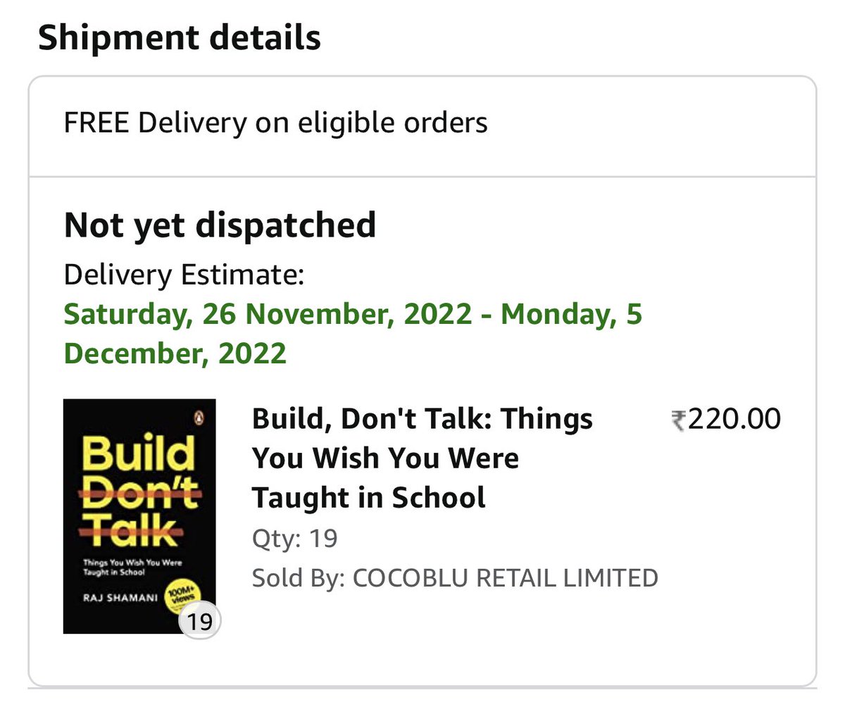 📚 Book Giveaway 📚

I am preordering a lot of <a href="/rajshamani/">Raj Shamani</a> ‘s latest book for giveaway 🎉 

1️⃣ Follow <a href="/rajshamani/">Raj Shamani</a> (if u still aren’t)
2️⃣ Retweet this tweet
3️⃣ Comment 1 JorrDaar thing about Raj below 👇

Multiple Winners would be picked once I receive the books.

All the best!