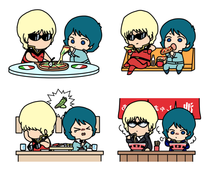 食と大尉とかみーゆびだん 