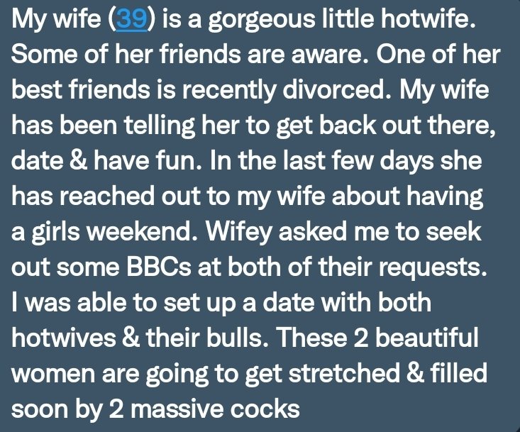 Pervconfession On Twitter He Organized Two Bbcs For His Wife And Her