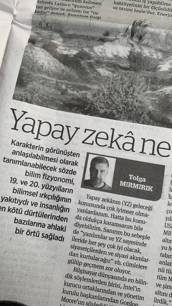 Bu hafta da Sertaç Hoca’ya (@Sertac_Oztrk) komşuluk yaptım. @BirGun_Gazetesi, #BirGünBilim yazım. Alınız, destek çıkınız.👇🏻