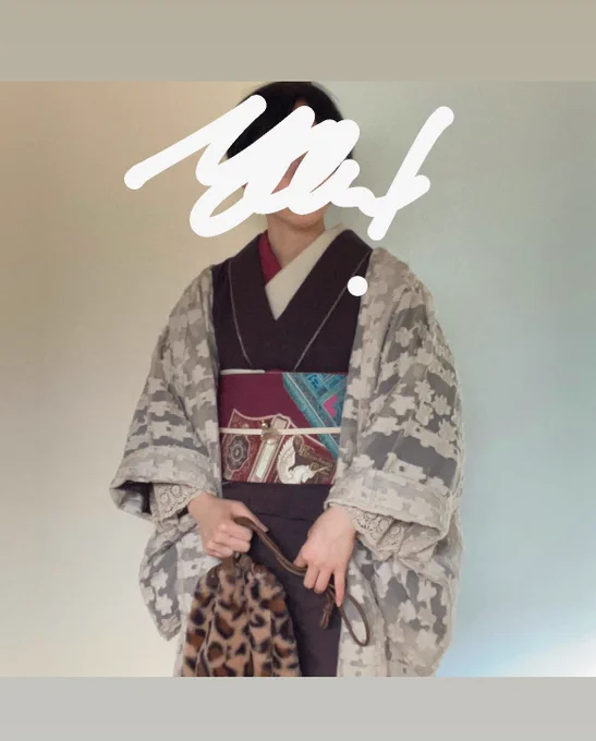 ブラウン、植物図鑑、フラワー、マーガレットの香水、ベージュ、お茶のお稽古#youkimono 