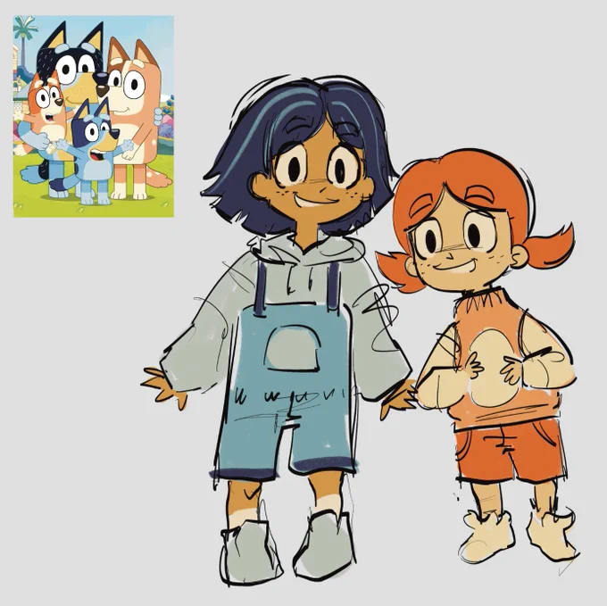 2 am bluey doodles 