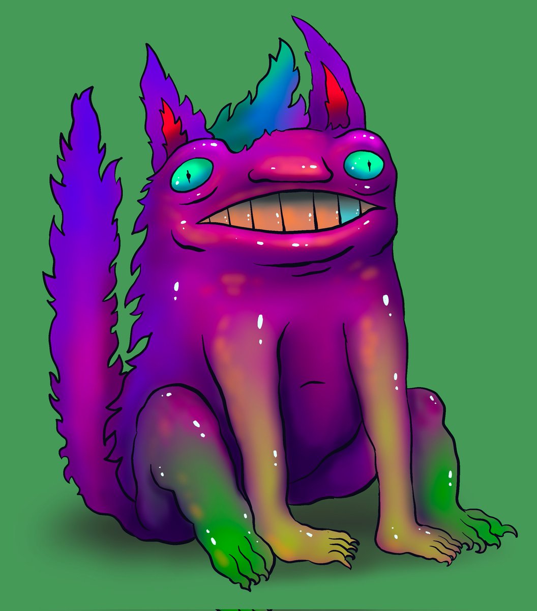 GM Smotsverse!
Was woken up extra early today by this very eager Smots!
It's nervous excitement is contagious and now I'm ready for a day of creativity! 🎉
Do you ever get visited by inspiring beings? 👁️ 👁️