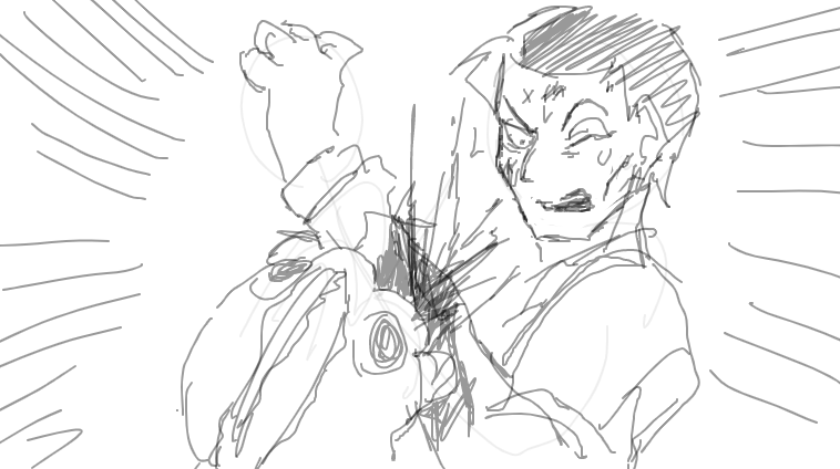 ツレにポチ太縛りで描かせた 