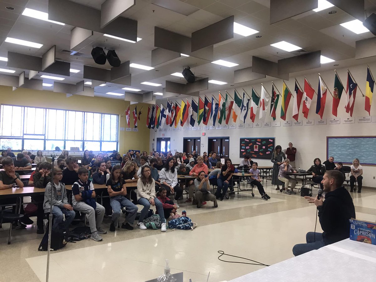 DanielDumbrill's tweet photo. This lovely fella is currently doing a media tour and speaking to middle school students across the US. https://t.co/HP01zHEzim