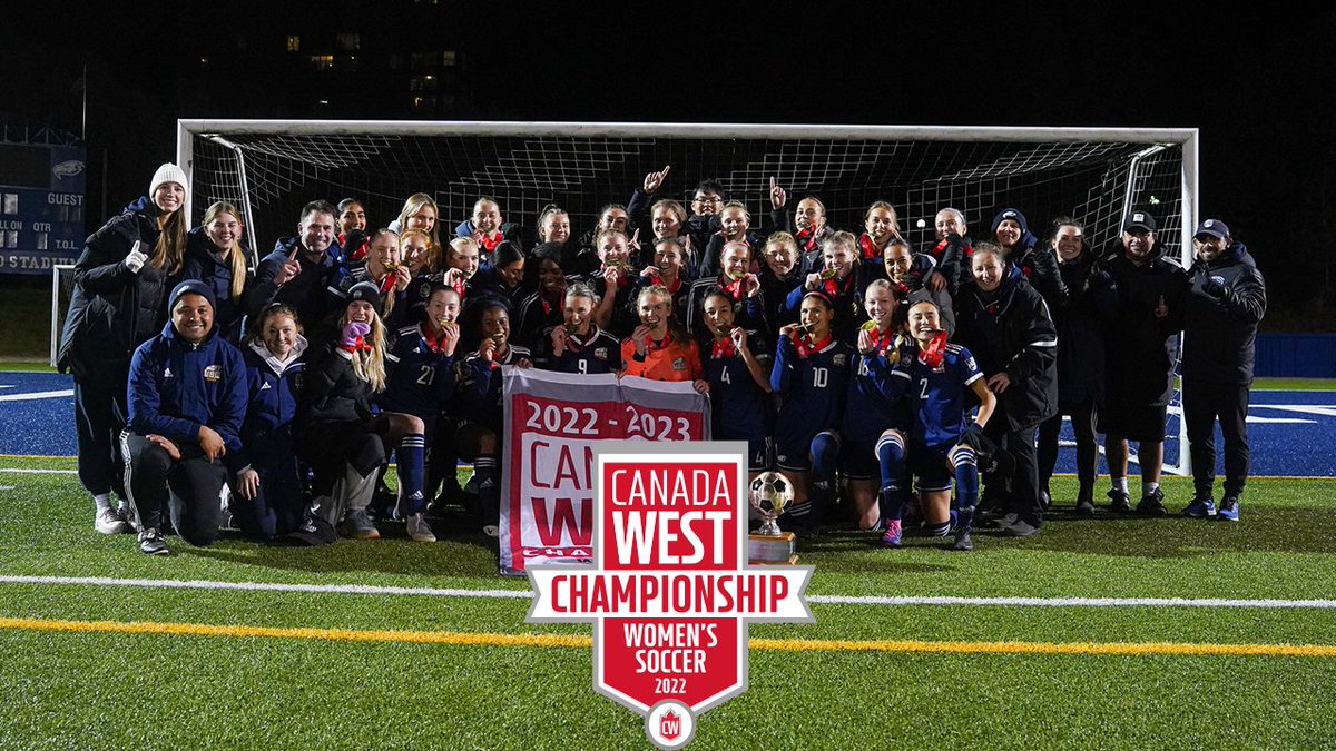 CanadaWest's tweet photo. Your 2022 CW Women's Soccer Champions 🎊 

🏆 @ubctbirds 
🥈 @TWUSpartans 
🥉 @UCDinos 

👉 https://t.co/rE8SUirism https://t.co/7EQxy2sph7