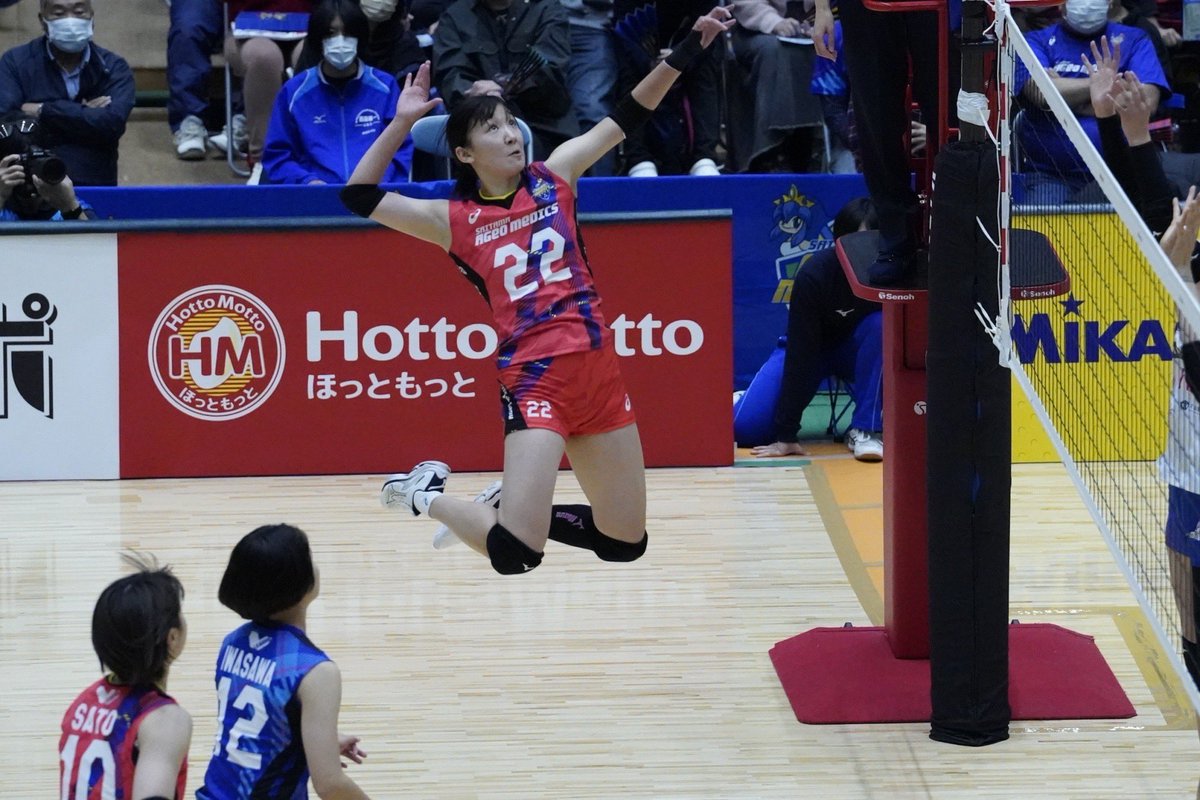 Saitama_AMG's tweet photo. ／
#埼玉上尾メディックス
4連勝💪❤️‍🔥
＼

岩手県陸前高田市のホームゲームでは、たくさんのご声援ありがとうございました😊
大会運営に携わっていただいた関係者の皆様も本当にありがとうございました🙇‍♀️

ホームゲーム2連勝💪
来週も熱い気持ちをもって頑張ります❤️‍🔥

#Vリーグ
#バレーボール https://t.co/CRTVP4oxL9