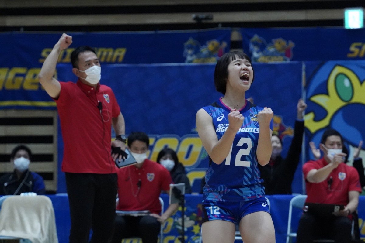 ／
#埼玉上尾メディックス
4連勝💪❤️‍🔥
＼

岩手県陸前高田市のホームゲームでは、たくさんのご声援ありがとうございました😊
大会運営に携わっていただいた関係者の皆様も本当にありがとうございました🙇‍♀️

ホームゲーム2連勝💪
来週も熱い気持ちをもって頑張ります❤️‍🔥

#Vリーグ
#バレーボール