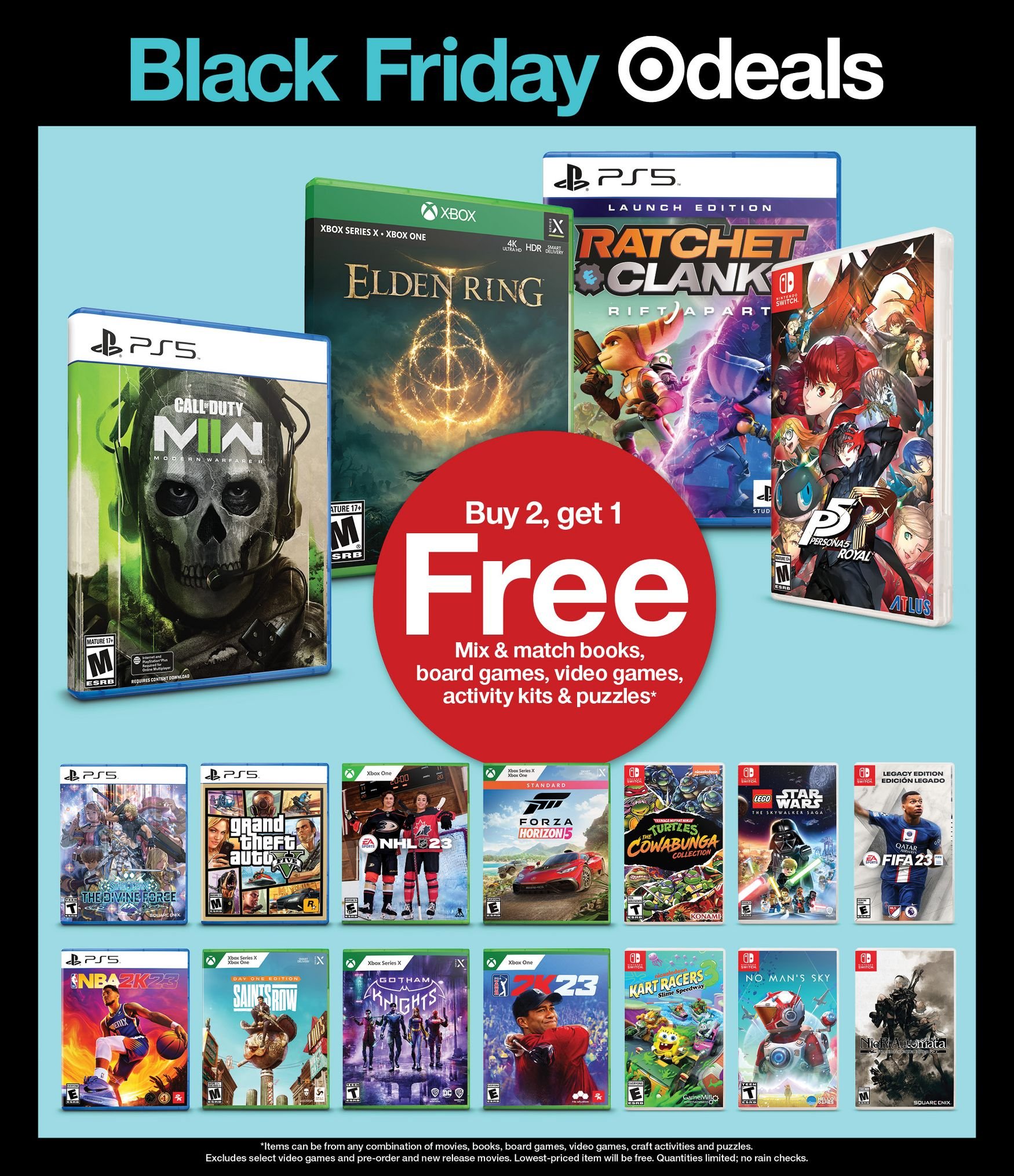 buy 2 get 1 free video game