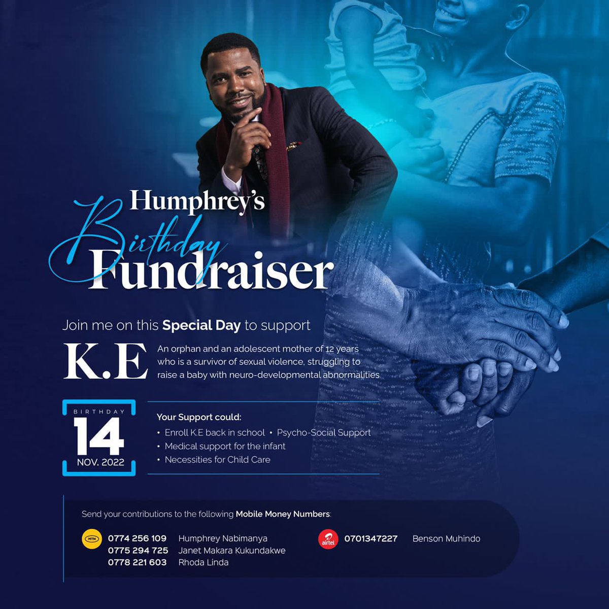 I really appreciate each and every one’s contributions to this cause thus far.

Please continue to donate so that little K.E can have a better life and future. 
Each coin matters. Have a lovely Sunday my champs