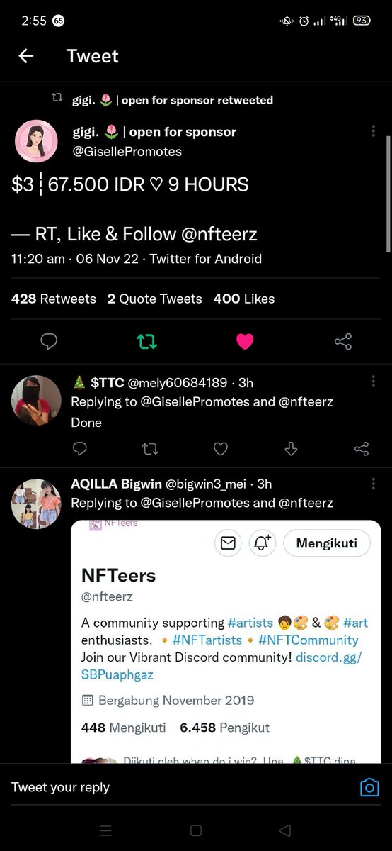 MoriartyTenah's tweet photo. @GisellePromotes @nfteerz https://t.co/xznwal8C6f
