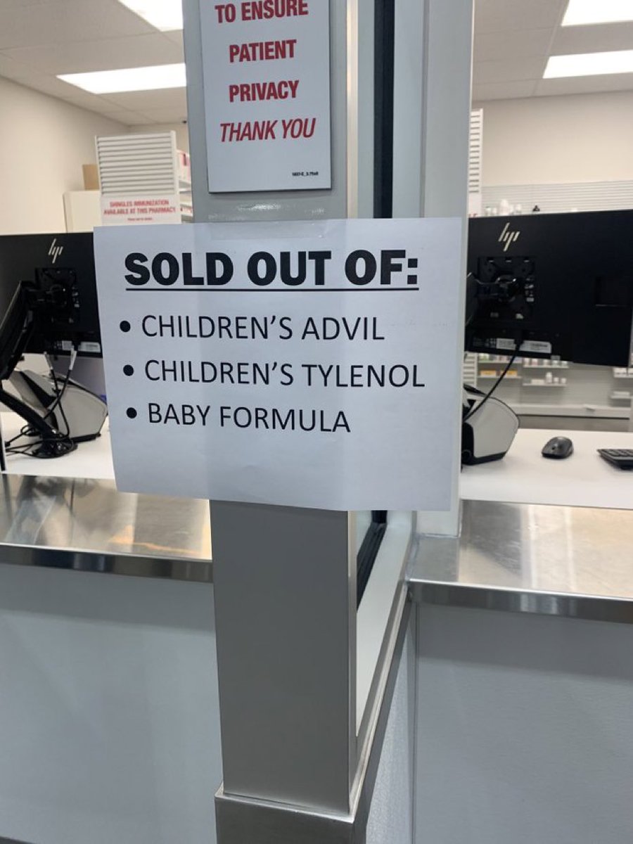 This is a national disgrace ! How did this happen ??? Yet across the border the shelves are filled ! Why didn’t Trudeau find &amp; fund a domestic solution. His Cabinet knew this was coming and did nothing !! The liberal Govt must be held accountable!