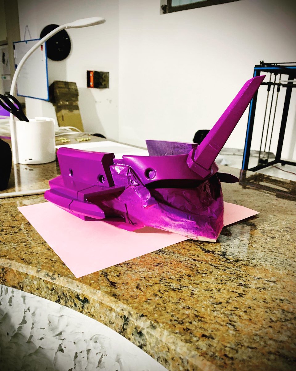 em3dlab's tweet photo. Wip of the day 🤙🏼
-
-
#crocoboy #hook #ladythor #mightythor #helmet #evangelion #mask #cosplay #propmaker #manga #comics #marvel #marveluniverse #3dprinted #wip #workinprogress https://t.co/dVAlQpukZx