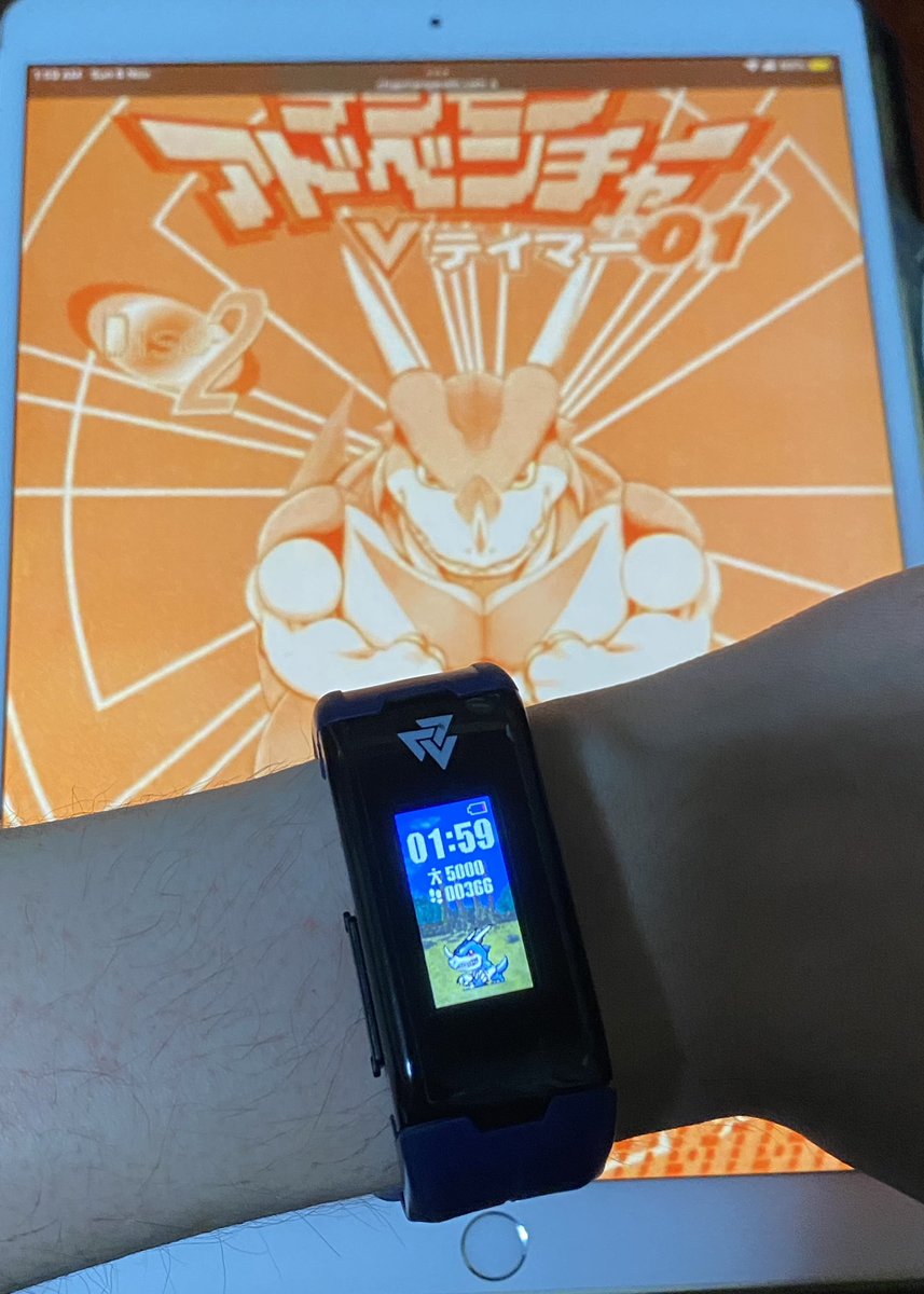 la_victacora's tweet photo. Zeromaru! let's get to 100%! 💪🏻
#Vdramon #Veedramon #Vtamer01 #AncientWarriorsDimCard #Digimon #Tamer #VITALBRACELET https://t.co/Gqy0GjvTbg