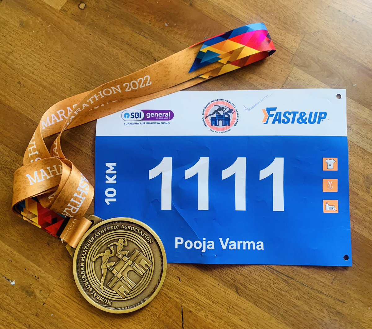 It’s a gold 🥇in 10k at Maharashtra Master’s Marathon.
Humbled to qualify for Asian Athletic Meet. 
Thank you <a href="/sandeepvarma15/">SandeepVarma</a> for your support.
#fitindia #running #fitness #sundayvibes #SundayMotivation #PositiveVibesOnly #innerpeace