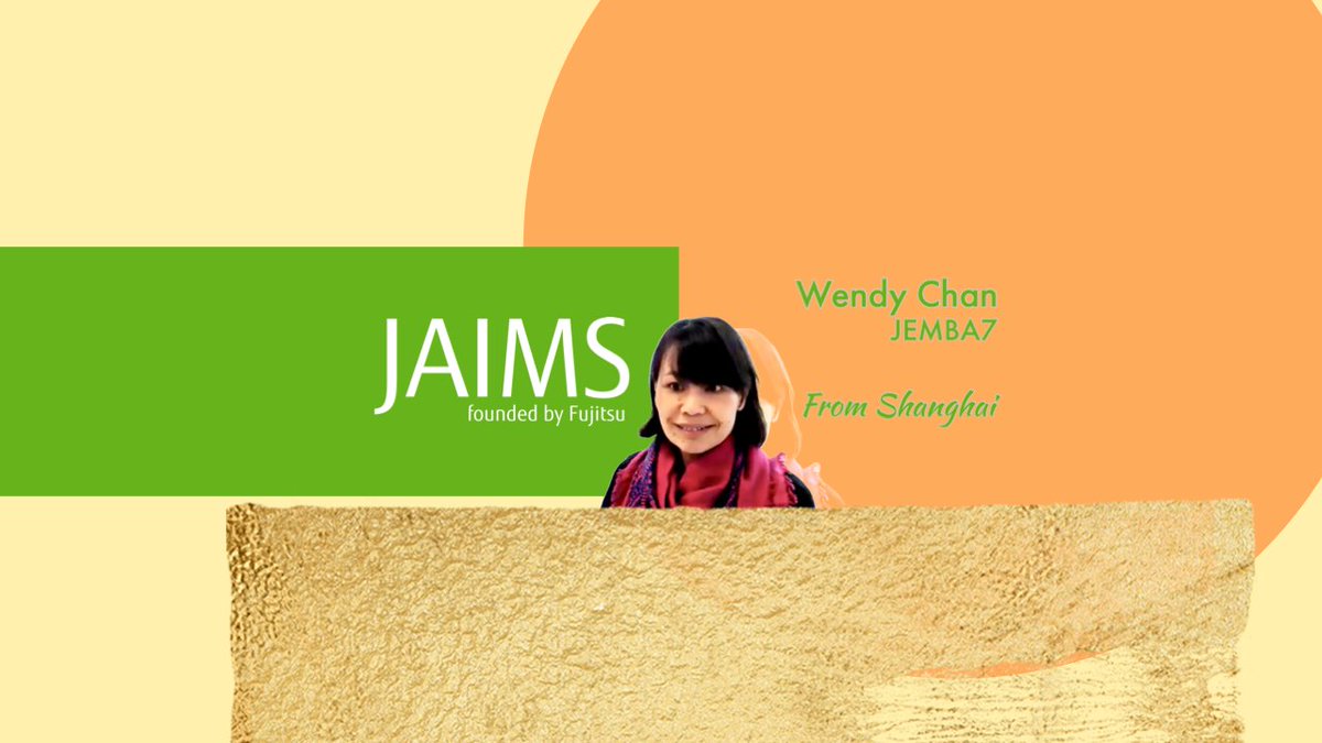 Fujitsu_JAIMS's tweet photo. ( English version is below. )
私たちFujitsu-JAIMSのYouTubeチャンネルのバナー画像がJEMBA7のWendy Chanさんになりました。
https://t.co/cdHF7SaOgu

The banner image of our Fujitsu-JAIMS YouTube channel is now Ms. Wendy Chan from JEMBA7.
https://t.co/cdHF7SaOgu https://t.co/s9PETa9KU4