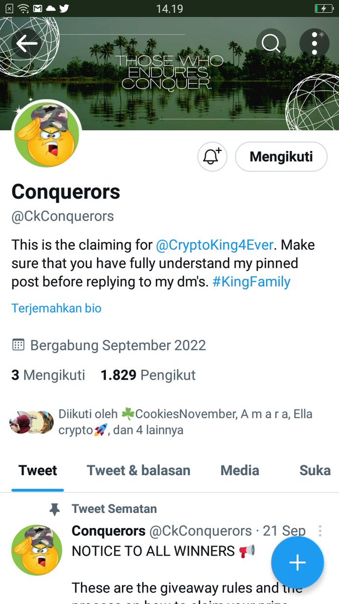 jaxajack2's tweet photo. @CryptoKing4Ever @CkConquerors Done https://t.co/14cUulvorR