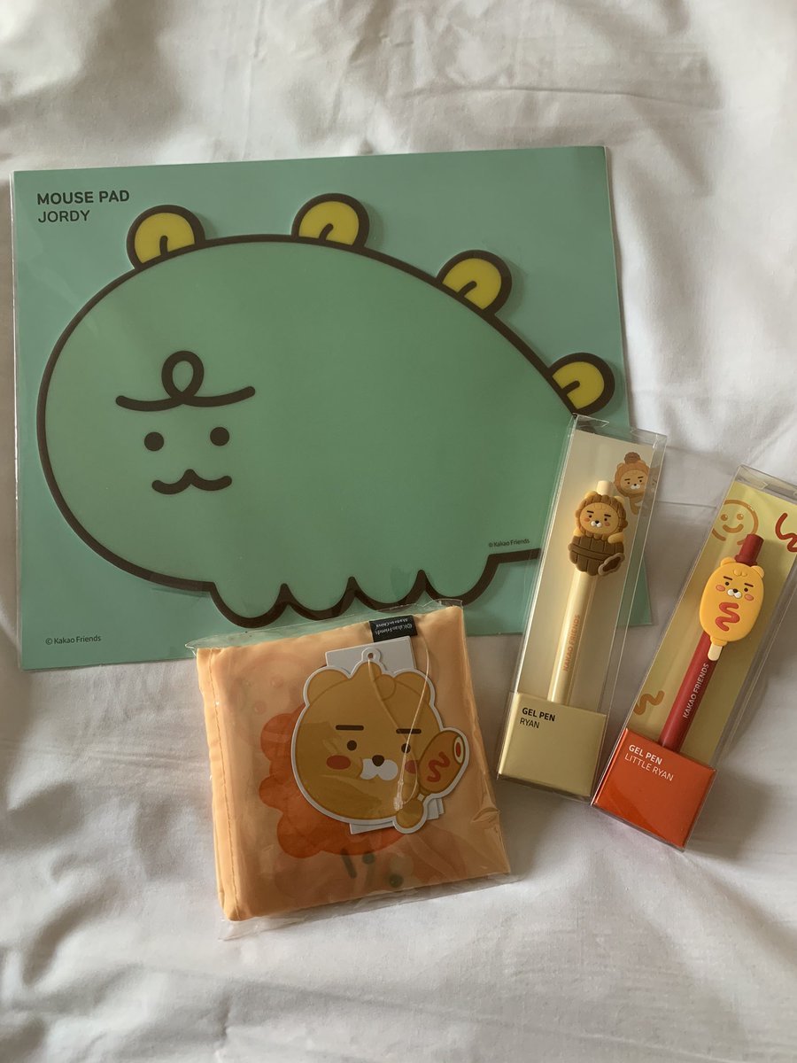 yevliii's tweet photo. Got some more stuffies from the Kakao Friends store~ The corn dog Ryan looks super cute!!~ #kakaofriends #store #IparkMall #Koreatrip #vacation https://t.co/Xf9kvPCHYf