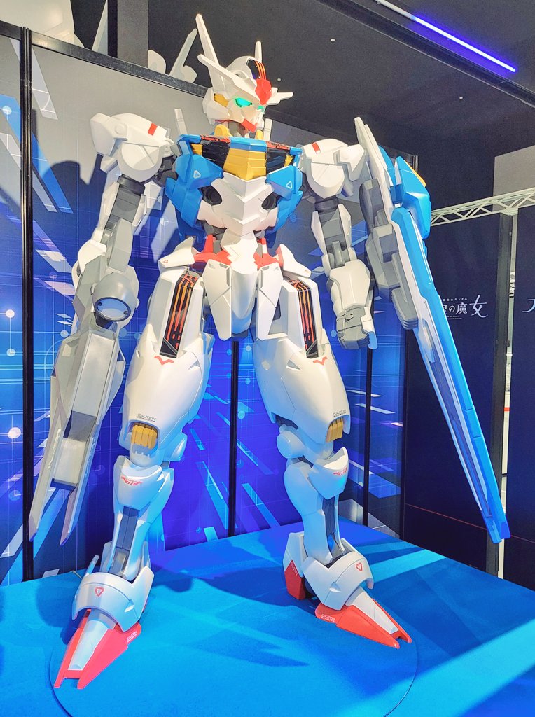ガンダムベースに寄ってきた
水星の魔女展示 