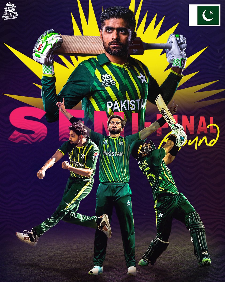 Against all odds, Pakistan have made it to the #T20WorldCup semi-finals 🎉