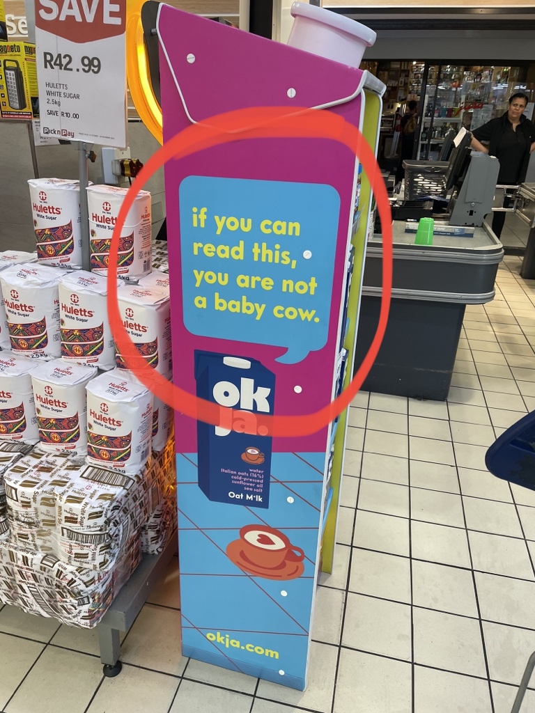 Whew … I’m not a baby cow 🐮 glad I checked