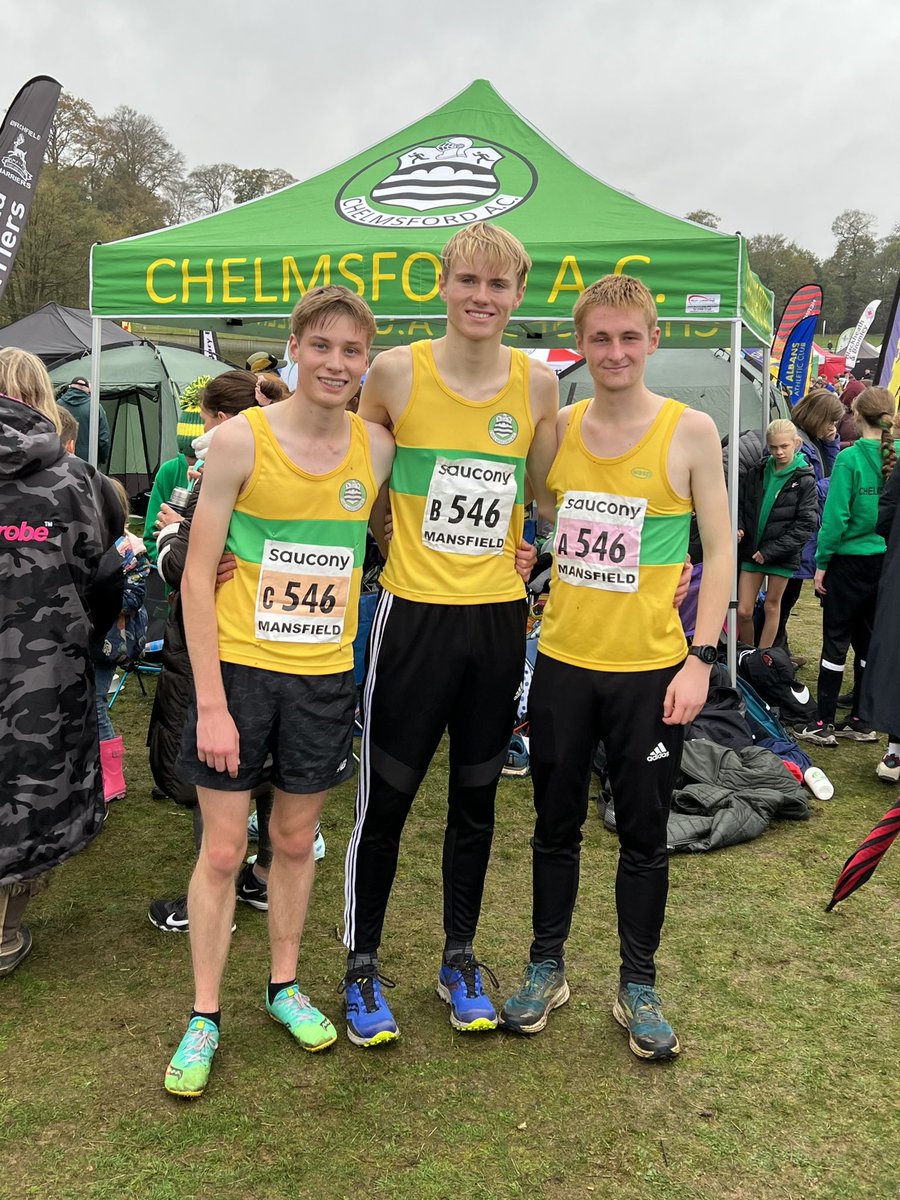 Chelmsfordac's tweet photo. Congratulations to all our athletes competing at the National XC Relay Champs. Yesterday. A brilliant day at a brilliant event.
U13G A team 4th
U13G B team 5th
U13B (incomplete)
U15G A team 6th
U15G B team 48th
U15B (incomplete)
U17W 18th
U20M 18th
💚👏👏💛 https://t.co/QSgZnUeSgq