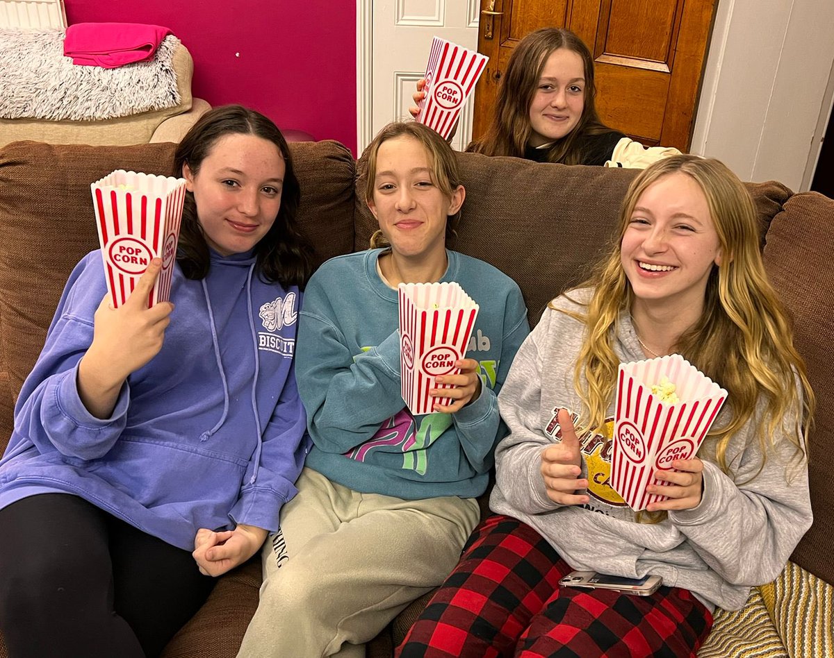 After a big day of sport, clinics, study and leisure, it’s always great to come together for a movie on Saturday night and we don’t need an excuse to get out the popcorn machine!