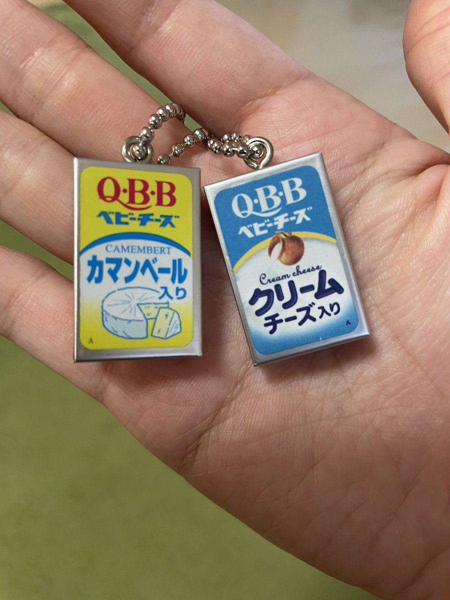 white1231027's tweet photo. 最近のお気に入りガチャ
チーズ欲しい1、2位が1発で引けた…
後ろの赤テープが良い
本物と比べてもクオリティ凄い https://t.co/8IPFZ05Poc
