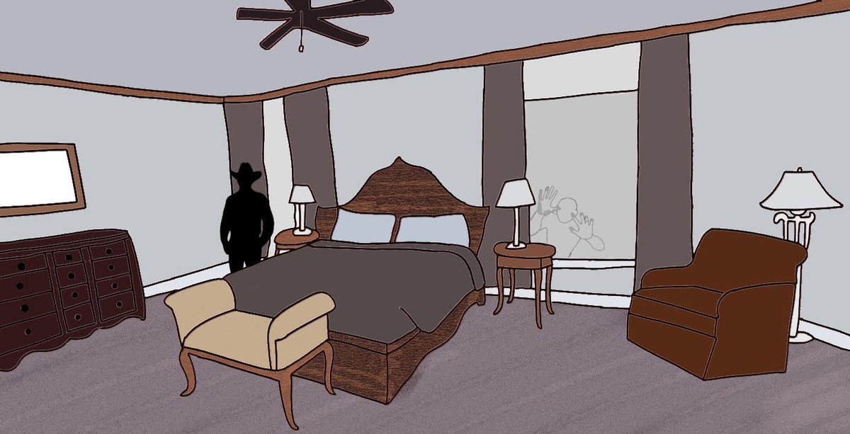 WolfGirl4861's tweet photo. #Drawing #Digtalart #Art #StanleyHotel #Room217 https://t.co/8vBpt7nZV8