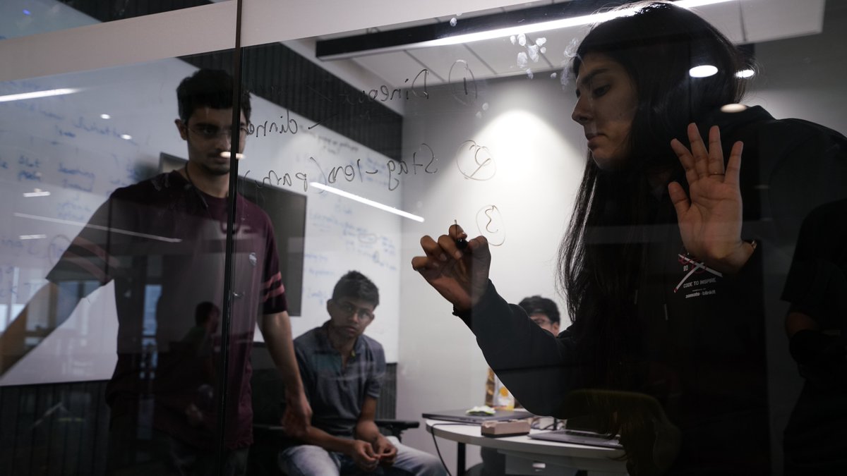 gunjan2307's tweet photo. Live from Gurugram and Bengaluru offices - We are about to announce the code freeze. Teams have been working for over 22 hours now, yet the energy on the floor is as high as when they began.
Can't wait to hear what they've got for us.
#hackanoodle #hackathon https://t.co/NNxH9Sv4Es