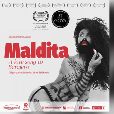 #NuevaFotoDePerfil MALDITA cualificado para OSCAR y candidato a GOYA como Mejor Cortometraje Documental. protagonizada por Bozo Vreco, el artista más revolucionario de los Balkanes. Con la participación de la gran pianista Clara Peya. <a href="/AnaRosbss/">Ana Ros</a>