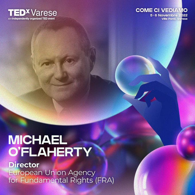 What does the future hold?

Today, #EURightsAgency Director <a href="/MichaelCJT/">Michael O'Flaherty</a> joins leading voices <a href="/TEDxVarese/">TEDxVarese</a> to share his vision of #HumanRights and innovation for a more inclusive and sustainable future. <a href="/TEDTalks/">TED Talks</a> 

Find out more:
tedxvarese.com/come-ci-vediam…