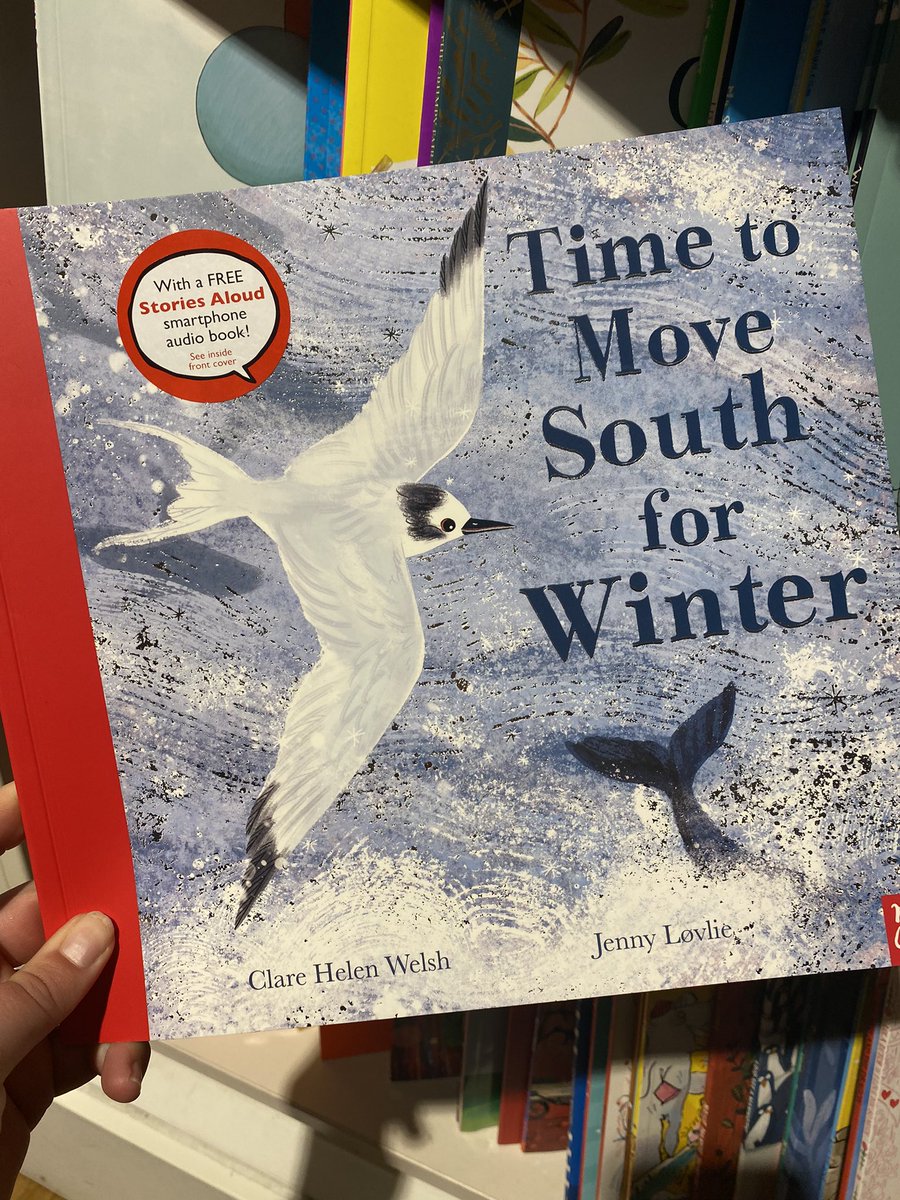 ClareHelenWelsh's tweet photo. Yesterday I popped into @WaterstonesPly and signed some copies of #TimeToMoveSouthForWinter and #AllTheAnimalWereSleeping , modelled here beautifully by my mum! ππ€ @JennyLovlie @NosyCrow https://t.co/iSffAIn3Wo