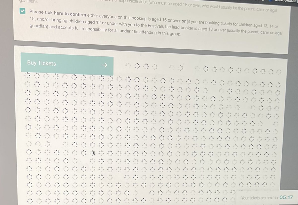Adina_Popescu's tweet photo. @glastonbury Please change / update the ticketing system. Most of us got kicked out during the payment stage, then having to wait from the beginning. there should be some tracking option so that you could still keep your place in queue. Errors like this are frustrating, even if we love Glasto https://t.co/AEzKv70kdD