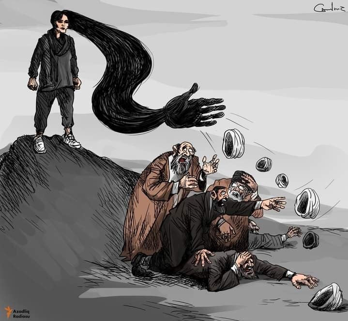 AmbArifMammadov's tweet photo. The first #females #Revolution in the history is happening in the #Islamic Republic of #Iran #IranRevolution2022 https://t.co/r5YJDhopUT