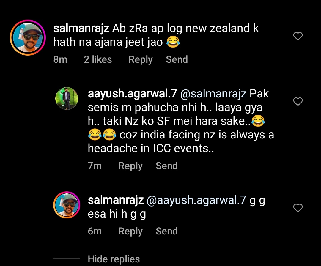 Rohit_k_sachdev's tweet photo. Lol Indian's are still in fear from Newzleand. ab aap logo ka oreo kaha gya #INDvPAK #PAKvsBAN #notout #INDvsNZ https://t.co/6Co8Zx5m7H