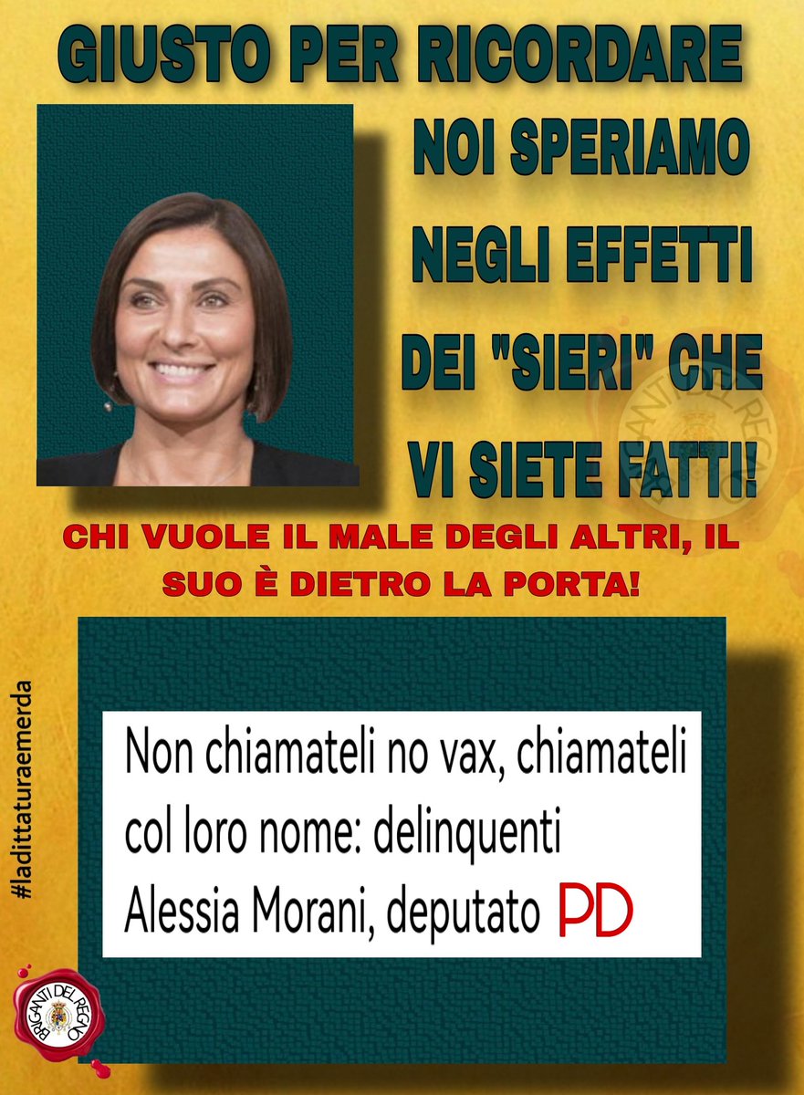 Noi_briganti's tweet photo. ⬛🤮⬛ LA CARRELLATA DI VOMITO CONTINUA! https://t.co/8GIPMfeMQY