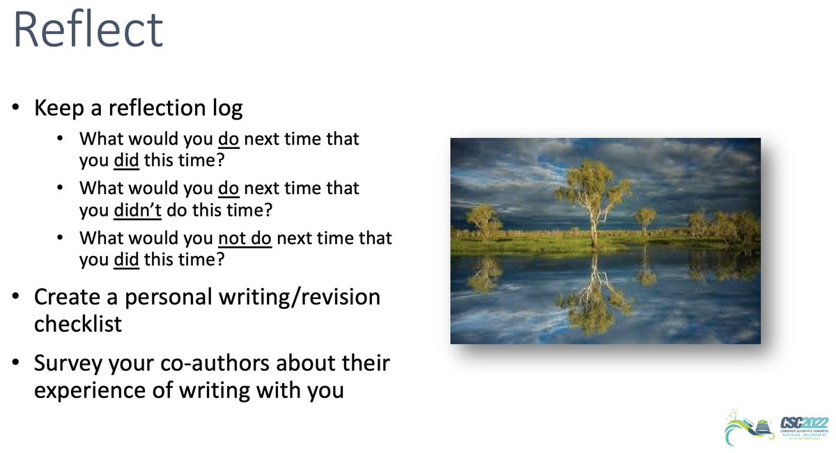 AICjournal's tweet image. How to write a publishable paper - @katy_skier (@BJAJournals)

#cscwgtn2022