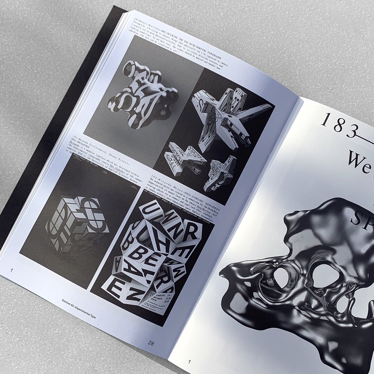 den_hoelscher's tweet image. Slanted #40 - Experimental Type #slanted #magazine #experimentaltype #graphicdesign
