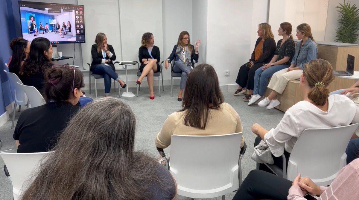 "Mucho + que TechWomen", así vivimos ayer esta mesa redonda en #NTTDATA #Málaga donde 5 compañeras pusimos cara femenina a la #tecnología, con el objeto de animar a las jóvenes a enfocar su carrera profesional hacia este sector.
#NTTDATAAO #ODS5
<a href="/NTTDataSpain/">NTT DATA España</a> <a href="/nttdfoundation/">NTT DATA FOUNDATION</a>